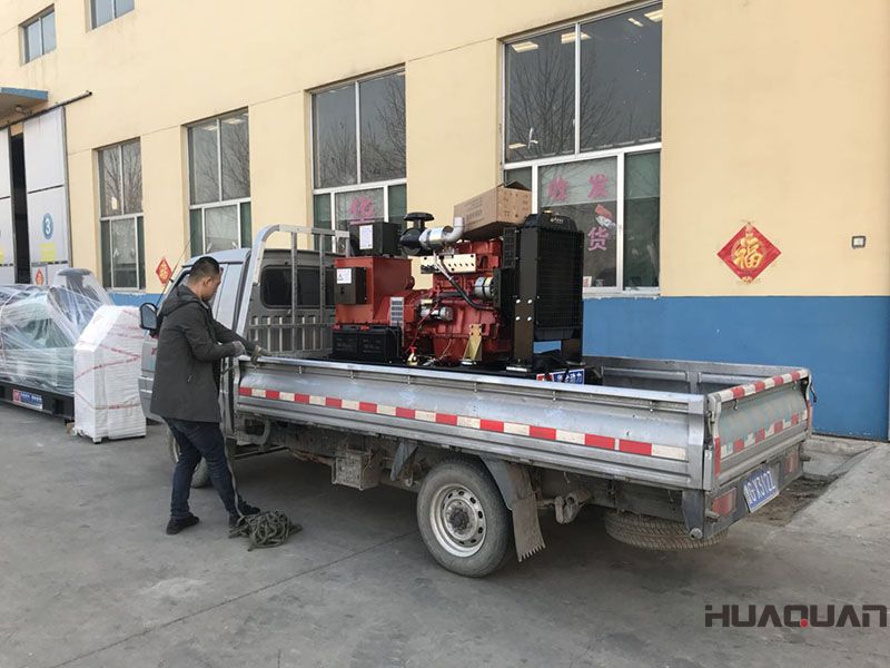 三月二十九號一臺HQ300GF標(biāo)配行柴油發(fā)電機(jī)組發(fā)往山東青島