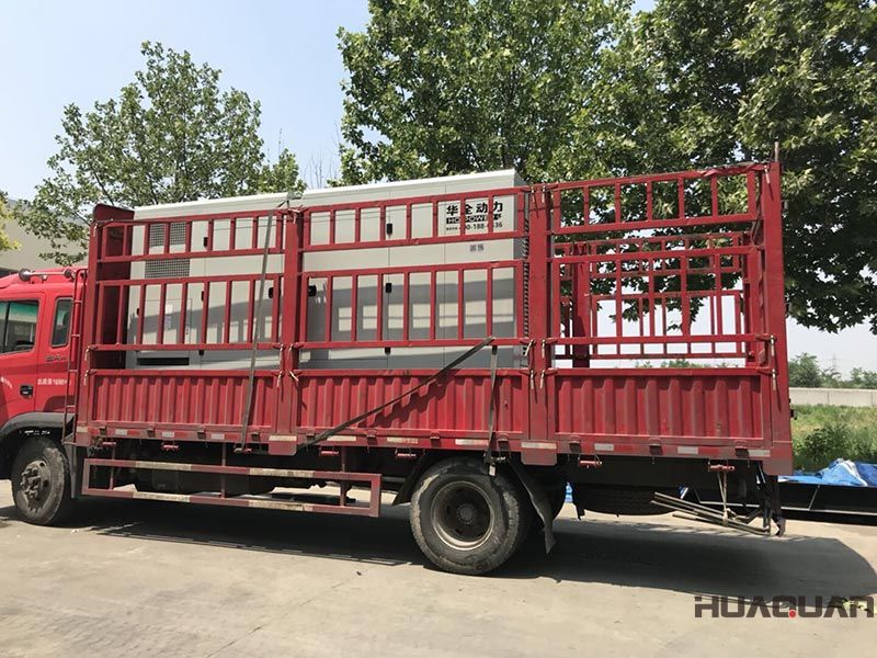 6.12號，一臺HQYC500GF靜音箱柴油發(fā)電機(jī)組發(fā)往河北省廊坊市