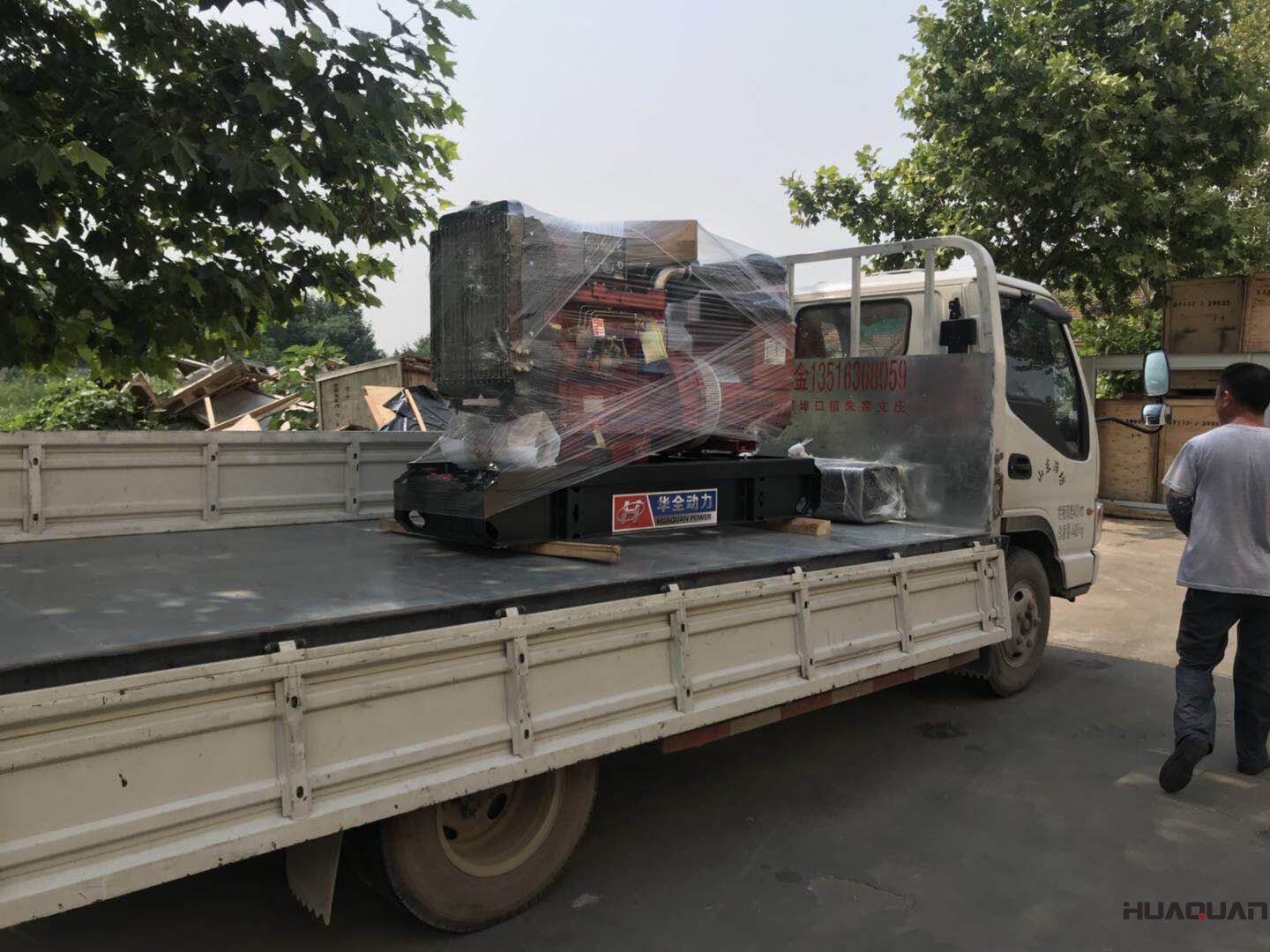 一臺30kw標配柴油發電機組于8月21日成功發往山東省