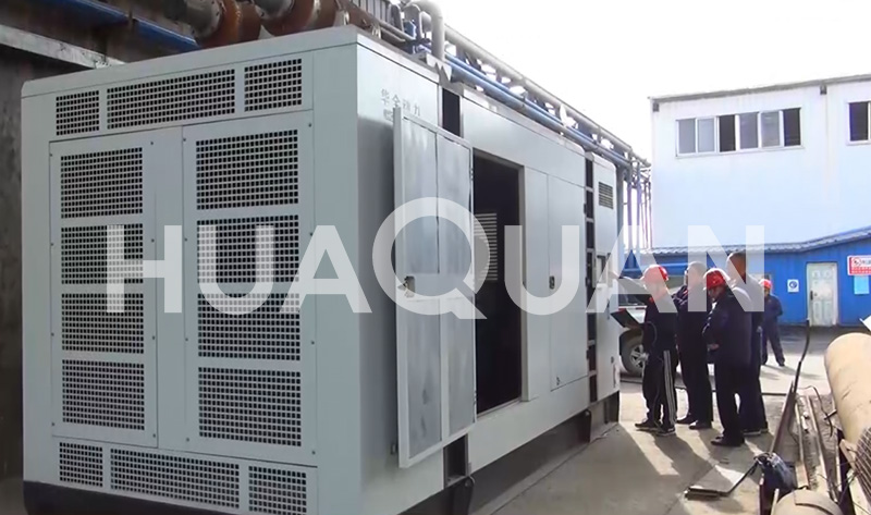 天津濱海新區(qū)寫字樓550kW發(fā)電機(jī)組電站項目