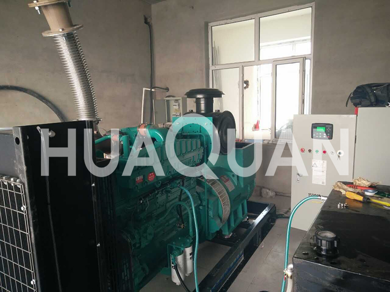 廣東茂名550kW發電機組電站項目 