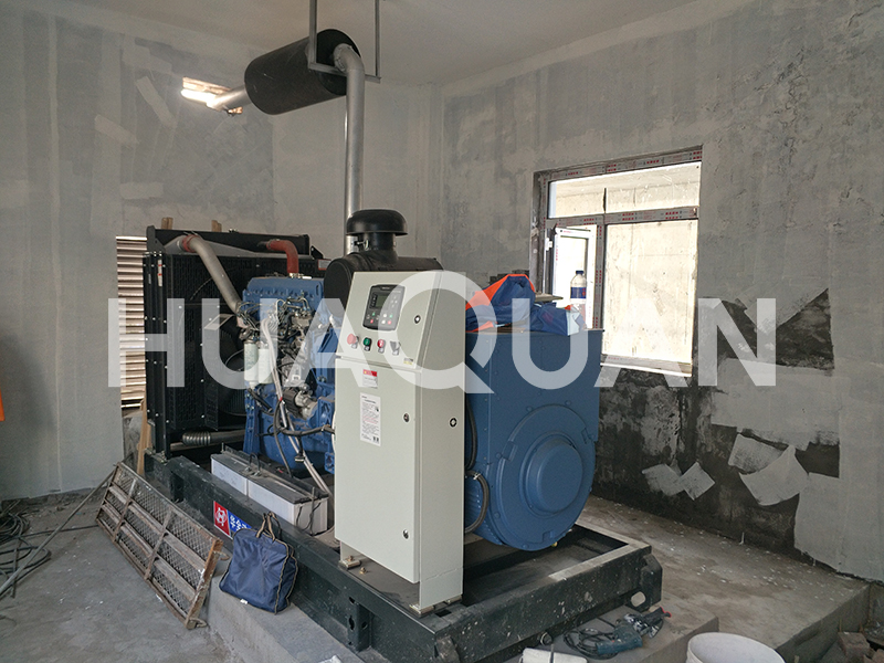 河南鄭州某商學(xué)院500kW發(fā)電機(jī)組電站項目