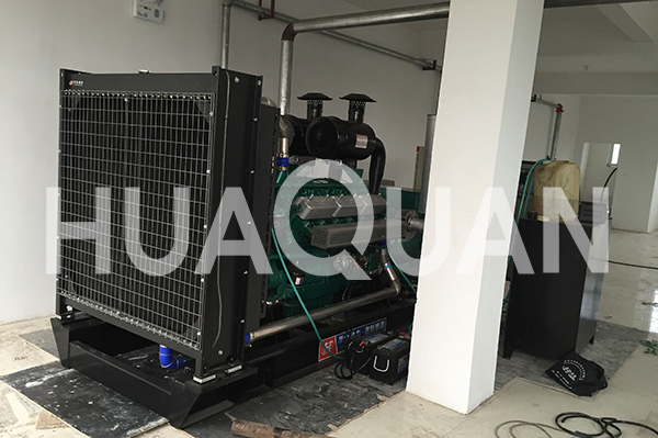 浙江某大學450kW發電機組電站項目